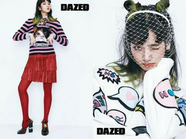 日本のライジングスター、小松菜奈（20）が韓国ファッション誌インタビューで、女優ペ・ドゥナ（36）のファンであることを明かした。（提供:OSEN）
