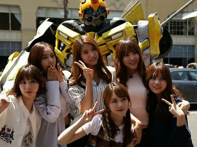 韓国ガールズグループ「GFRIEND」が自身初となる米LA(ロサンゼルス)を訪問した。(提供:news1)