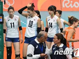 ＜リオ五輪＞韓国女子バレー、4強進出は失敗… 40年ぶりのメダル獲得ならず