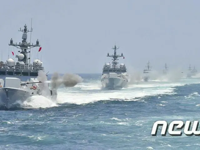 韓国と米国が合同軍事演習「乙支（ウルチ）フリーダムガーディアン（UFG）」3日目である24日、海上機動訓練を実施する。（提供:news1）