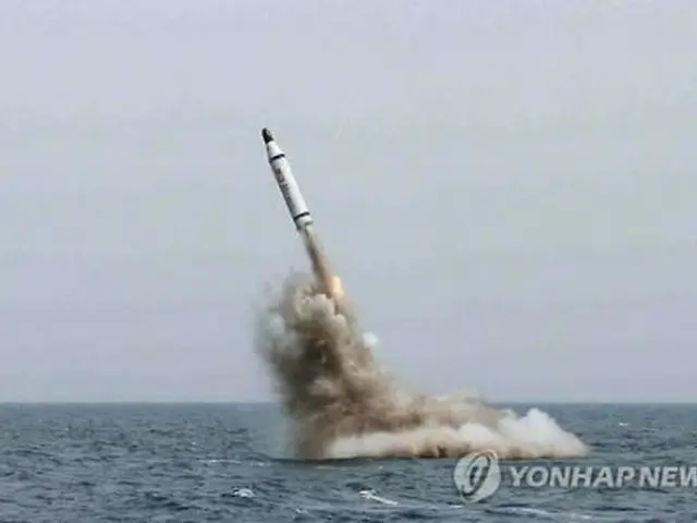 北朝鮮のＳＬＢＭ（資料写真）＝（聯合ニュース）