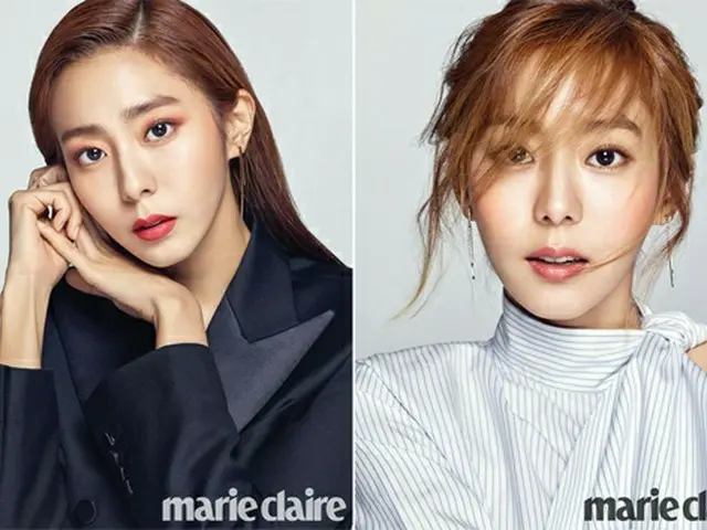 韓国ガールズグループ「AFTERSCHOOL」ユイ（28）がファッション誌「marie claire」9月号のグラビアで女神の魅力を放った。（提供:OSEN）