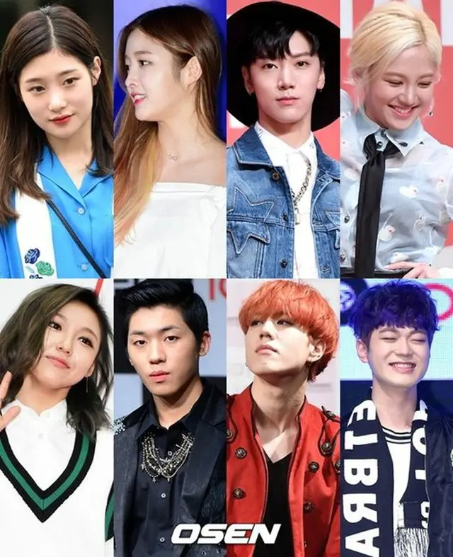 「少女時代」ヒョヨン、「Miss A」ミン、「TEENTOP」チャンジョ、「GOT7」ユギョム、「UP10TION」BITTO、「DIA」チョン・チェヨン、ウンジン、「NCT」TENがMnet「Hit The Stage」に出演する。(提供:OSEN）