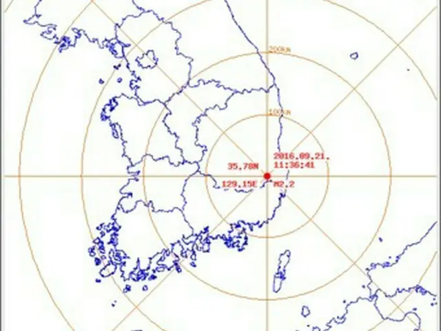 きょう（21日）午前11時52分ごろ慶州でM3.5の余震発生 「被害はないもよう」
