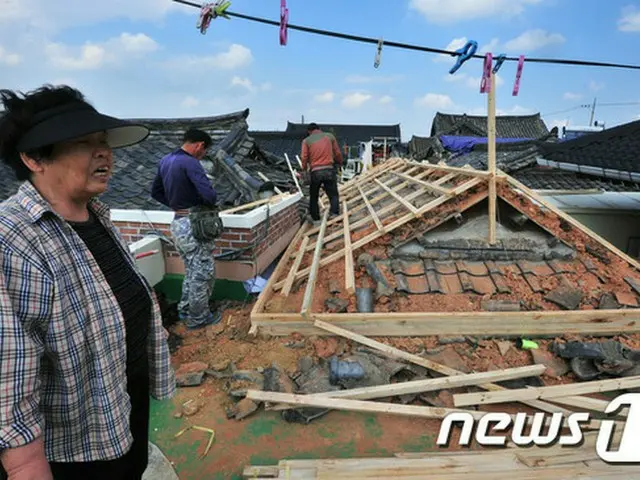 地震特別災害地域に指定された韓国・慶州（キョンジュ）地域の被害規模が131億6000万ウォン（約12億400万円）に達するものと暫定推定された。（提供:news1）