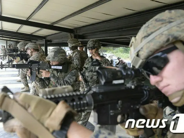韓米の海兵隊、黄海最前線で北朝鮮の挑発対応合同訓練（提供:news1）
