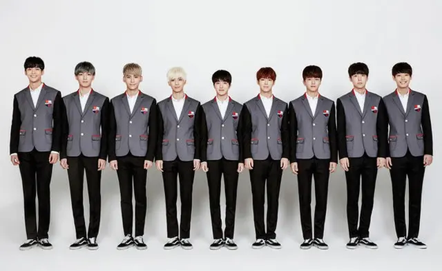 韓国新人アイドルグループ「SF9」が制服モデルに抜てきされた。（提供:news1）
