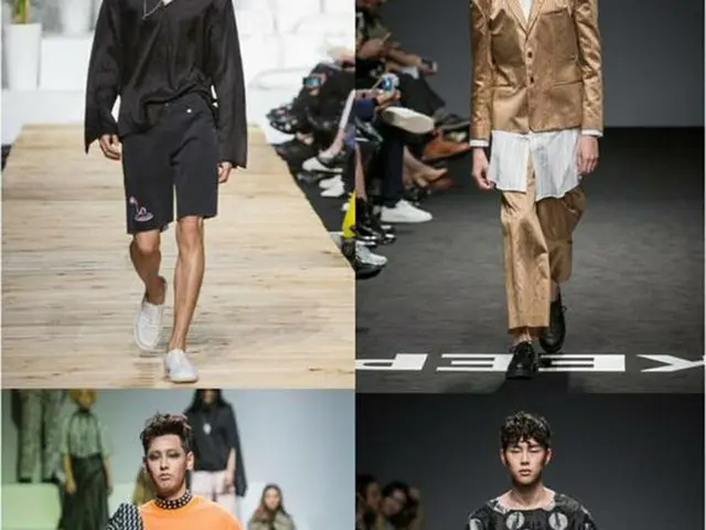 イ・ボムチャン、チョン・ヨンス、パン・ジュホ、クォン・ヒョンビンらYG K PLUSの男性モデルたちが「2017 S/S HERAソウルファッションウィーク」で頭角をあらわし、話題だ。（提供:news1）