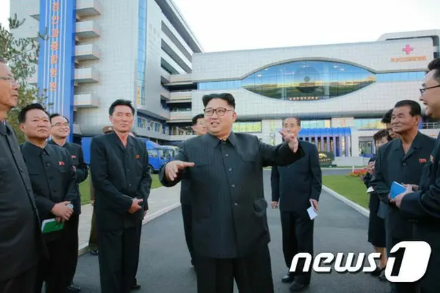 北朝鮮の金正恩（キム・ジョンウン）朝鮮労働党委員長が咸鏡北道（ハムギョンプクト）で発生した水害に慰問専門を送った国に返電を送ったと、北朝鮮の官営・朝鮮中央通信が21日、報道した。（提供:news1）