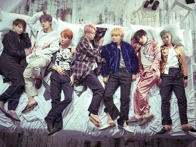 韓国アイドルグループ「防弾少年団」が2ndアルバム「WINGS」で2週連続、米「ビルボード200」チャートに名を挙げ、再び韓国初記録を打ち立てた。（提供:OSEN）