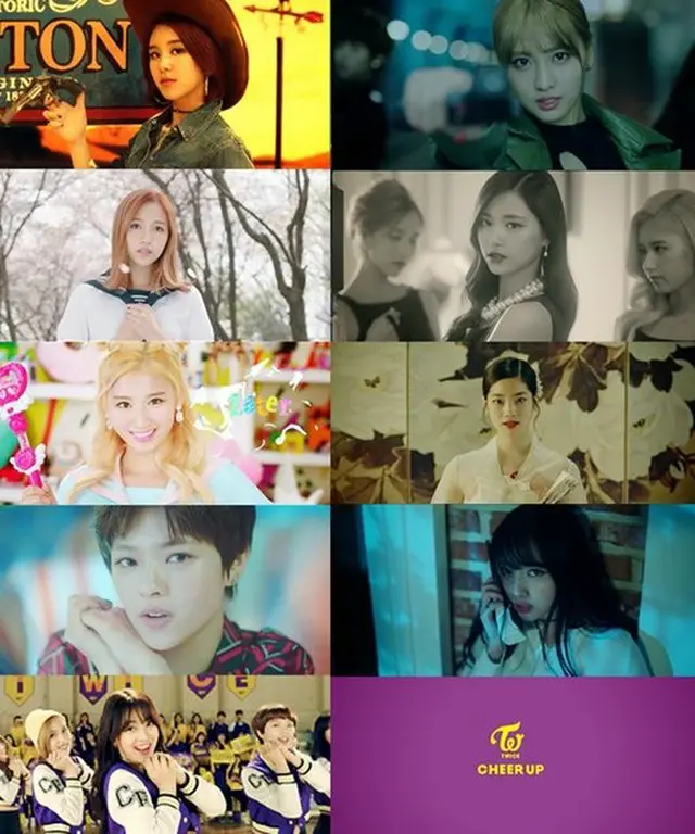 韓国ガールズグループ「TWICE」がK-POPアイドル最短期間でミュージックビデオ（MV）YouTube再生回数1億回突破という記録を打ち立てた。（提供:OSEN）