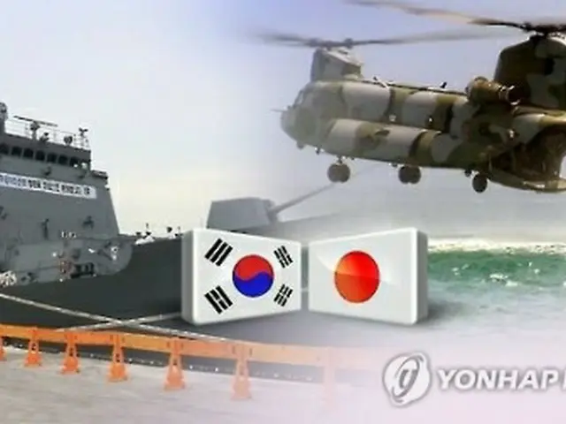 韓国と日本政府は２３日午前、ＧＳＯＭＩＡに署名する＝（聯合ニュースＴＶ）