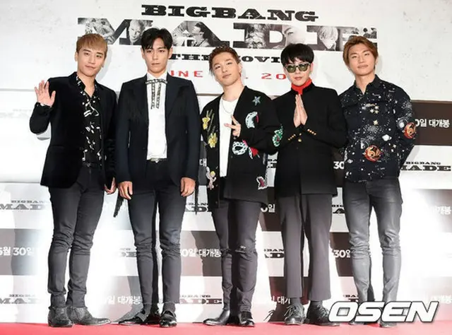 「BIGBANG」、26日SBS「歌謡大祭典」に出演確定！（提供:OSEN）
