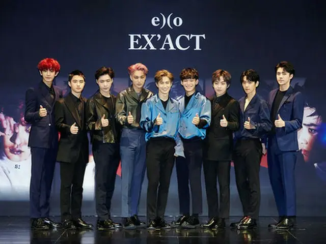 韓国アイドルグループ「EXO」の3rdアルバム「EX’ACT」のタイトル曲「Monster」が2016年を代表するベストソングに名を連ねた。（提供:OSEN）