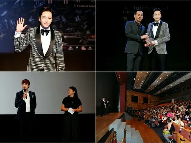 韓国俳優チャン・グンソク（29）が「第1回マカオ国際映画祭」の始まりを知らせる開幕式に出席した。（提供:news1）