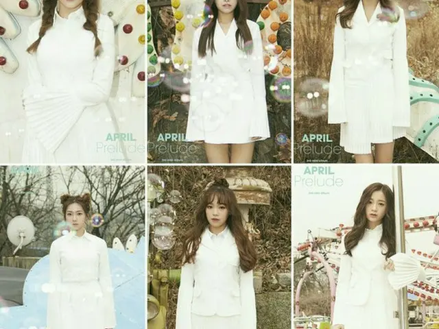 「APRIL」、3rdアルバムメンバー別コンセプトティーザー公開!“より一層成熟した雰囲気”(提供:news1)