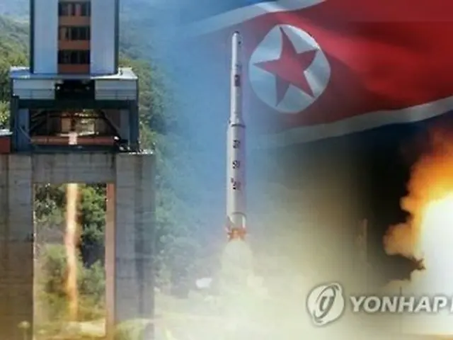 北朝鮮のＩＣＢＭ＝（聯合ニュースＴＶ提供）