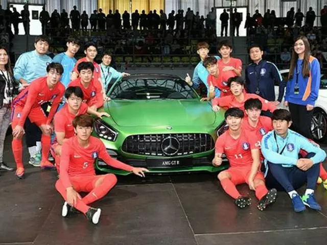 韓国U-19代表チーム、メルセデス・ベンツジュニアカップ2017で7位（提供:OSEN）