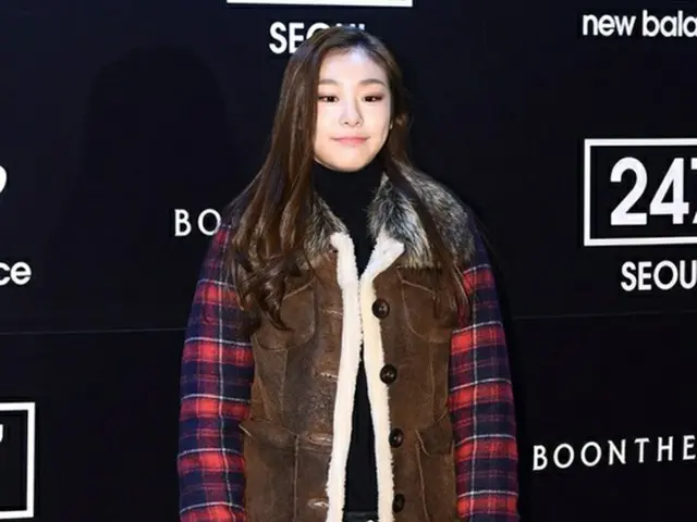 ブランドイベントに出席した韓国の“フィギュアクイーン”キム・ヨナ（26）のスポーティーなファッションが話題だ。（提供:news1）