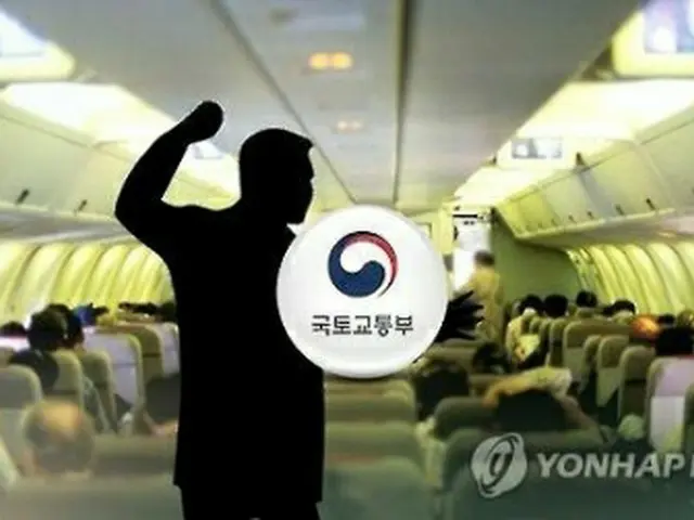 韓国では機内の安全に対する懸念が高まっている＝（聯合ニュースＴＶ）