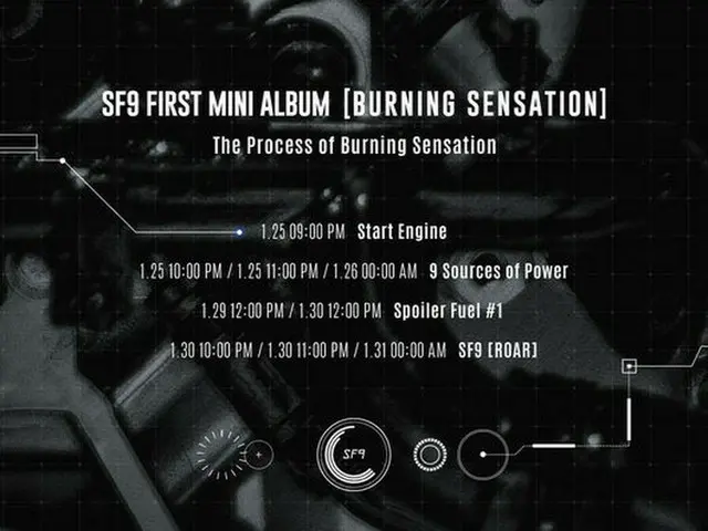 「SF9」、1stミニアルバムプロモーション日程公開！（提供:OSEN）