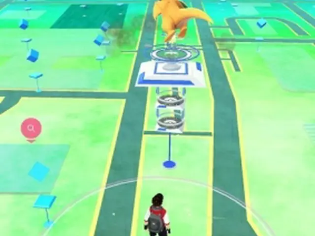 ポケモンGOのゲーム画面=(聯合ニュース)