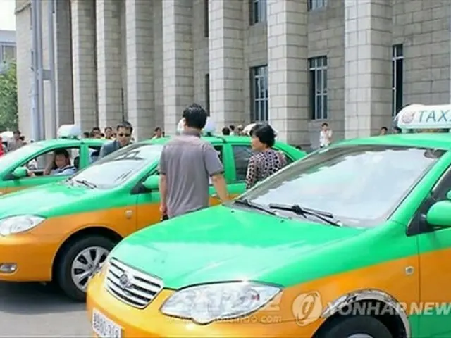 平壌のタクシー(資料写真)=(聯合ニュース)