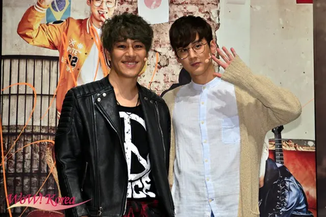 左から俳優キム・ナムホ、「TEENTOP」チョンジ