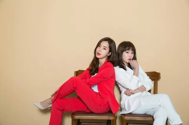 韓国映画「非正規職特殊要員」の女優カン・イェウォン（36）とハン・チェア（34）が映画週刊誌「Mカバーストーリー」のグラビアを飾った。（提供:OSEN）
