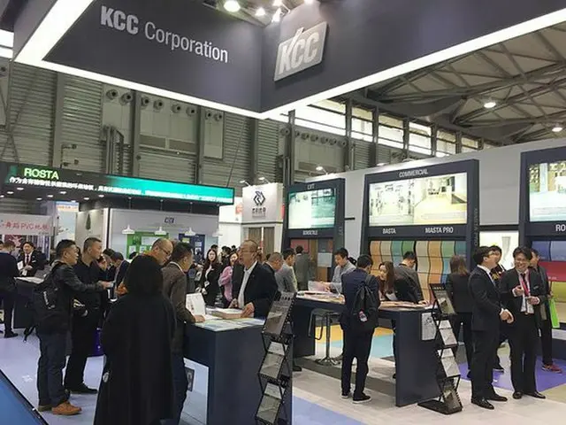 韓国の建材メーカー、KCCが中国の床材市場開拓に拍車を掛ける。（提供:news1）