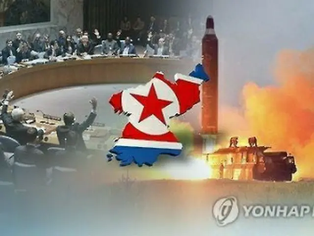 北朝鮮のミサイル発射実験と安保理理事会の模様＝（聯合ニュース）