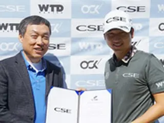 ＜ゴルフ＞ワン・ジョンフン、スポーツ用品企業韓国OGKとメインスポンサー契約
