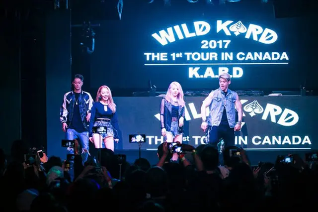韓国の男女混声グループ「K.A.R.D」が、海外で絶大な人気を博している。（提供:OSEN）
