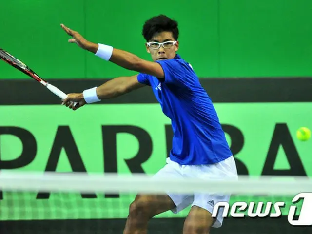 ＜男子テニス＞ATPツアー4強のチョン・ヒョン、世界ランキング66位に（提供:news1）