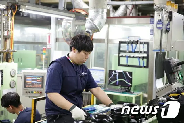韓国・サムスン電子が生産した冷蔵庫コンプレッサー（圧縮機）が2億台を超えた。