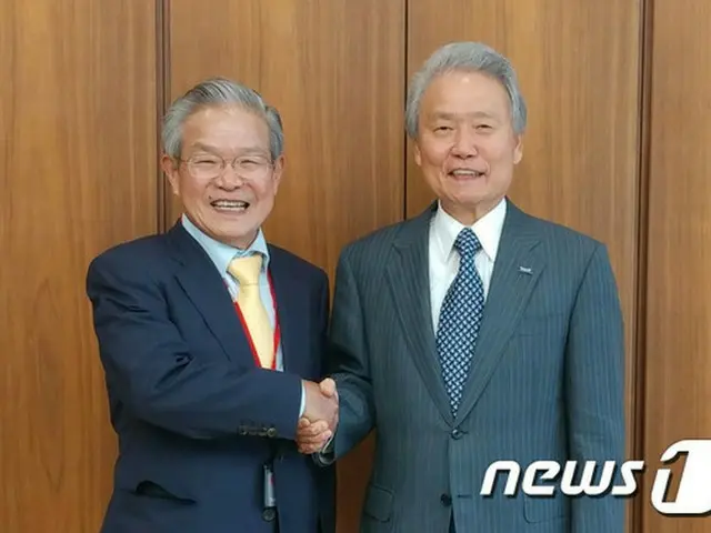 韓国の全経連副会長、日本の全経連会長を表敬訪問（提供:news1）