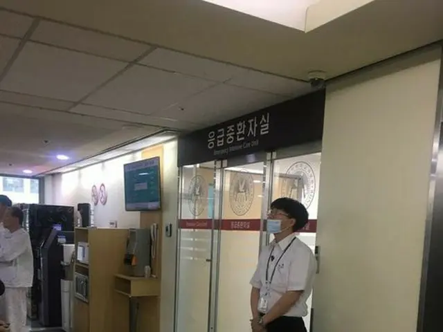 集中治療室の「BIGBANG」T.O.P、固く閉ざされたドアと警備員に守られ現在も治療中（画像:OSEN）