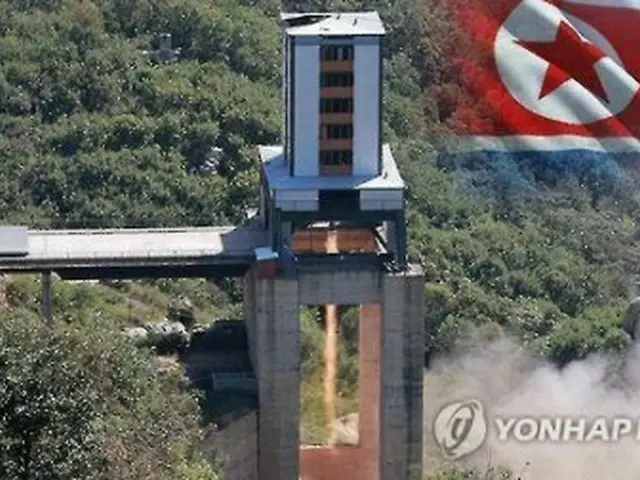 北朝鮮のエンジン燃焼実験（資料写真）＝（聯合ニュースＴＶ）