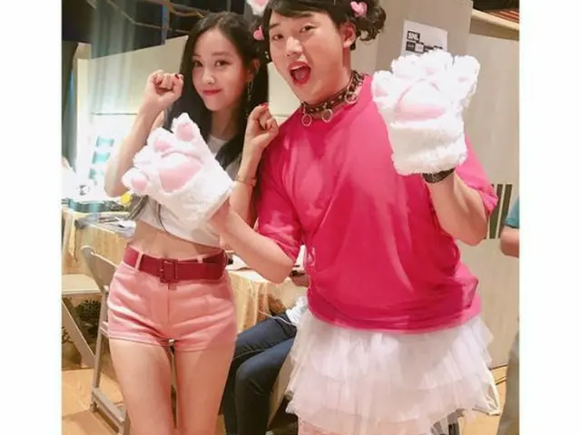 「T-ARA」のヒョミンがtvN「SNL9」に出演した感想を伝えた。(提供:OSEN)