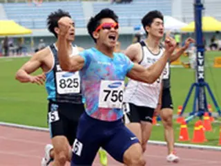 ＜陸上＞キム・グクヨン、男子100メートルで10秒7を記録＝韓国新記録を樹立