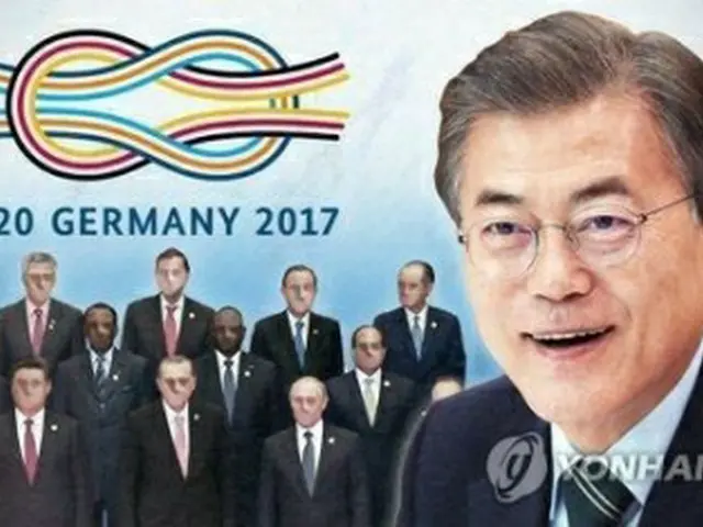 文大統領(右)は主要20カ国・地域(G20)首脳会議のため今週訪独する=(聯合ニュース)
