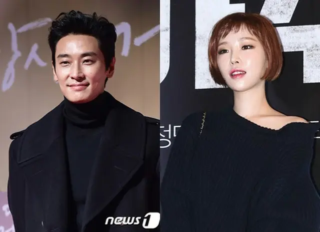 破局説が浮上していた韓国俳優チュ・ジフン（35）とガールズグループ「Brown Eyed Girls」ガイン（29）が破局を認めた。（提供:news1）