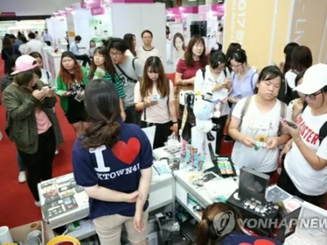 台湾で開かれた「韓流商品博覧会」（資料写真）＝（聯合ニュース）