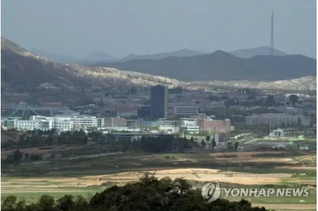 韓国北部の展望台から見える開城工業団地（資料写真）＝（聯合ニュース）