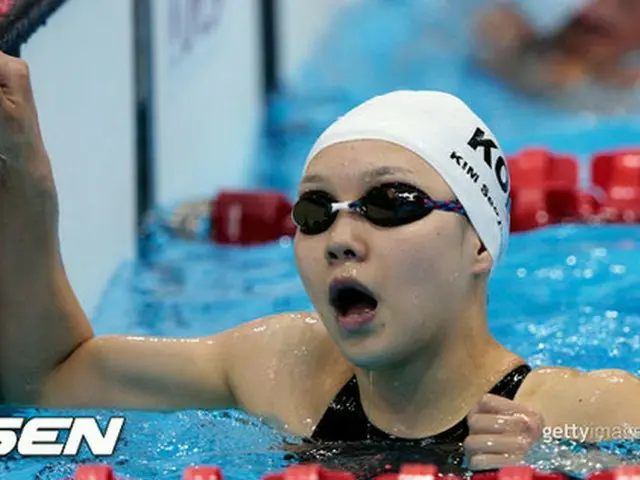 韓国の競泳選手キム・ソヨン（23）が最善の結果を残した。