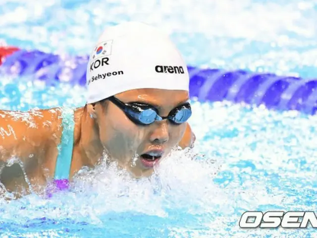＜世界水泳＞アン・セヒョン、女子200Mバタフライも決勝進出（提供:OSEN）