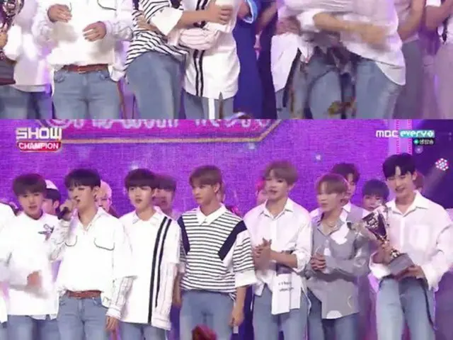 韓国ボーイズグループ「Wanna One」がデビューと同時に1位を獲得した。（提供:OSEN）