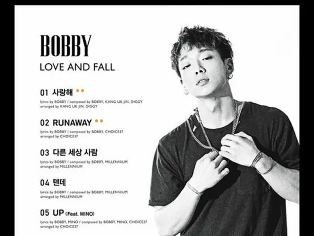 韓国ボーイズグループ「iKON」メンバーのBOBBYが、自作曲10曲を収録したデビューしてから初となるソロアルバムを発表する。（提供:OSEN）