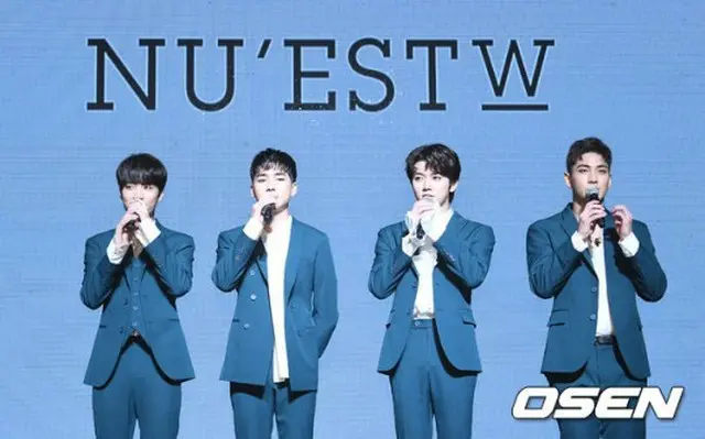 アイトルグループ「NU’EST」のユニット「NU’EST W」は、10日に音源サイトにニューアルバム「W、HERE」を発表してカムバックした。(写真提供:OSEN)