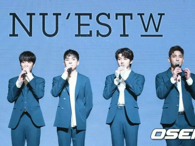アイトルグループ「NU’EST」のユニット「NU’EST W」は、10日に音源サイトにニューアルバム「W、HERE」を発表してカムバックした。(写真提供:OSEN)